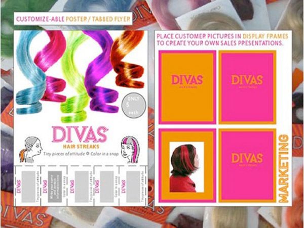 Divas Hair Streaks - Business In A Bag Marketing