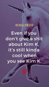 In Hollywood Kim K Poster 💯