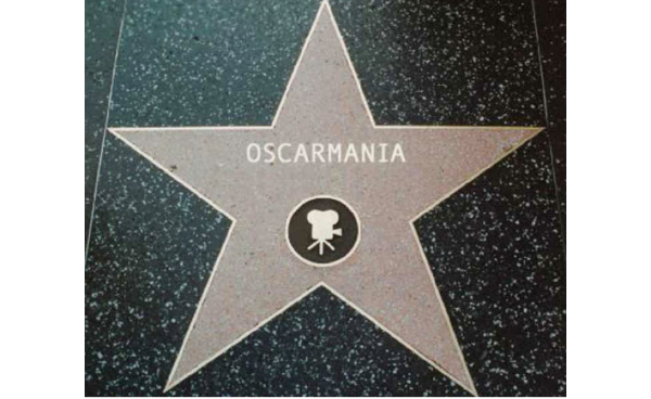 Oscarmania star on the Walk of Fame sidewalk.