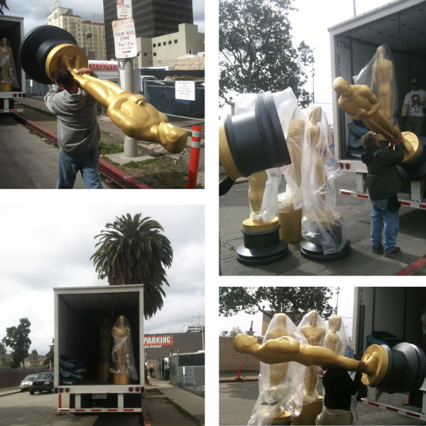Oscarmania Statues In Truck