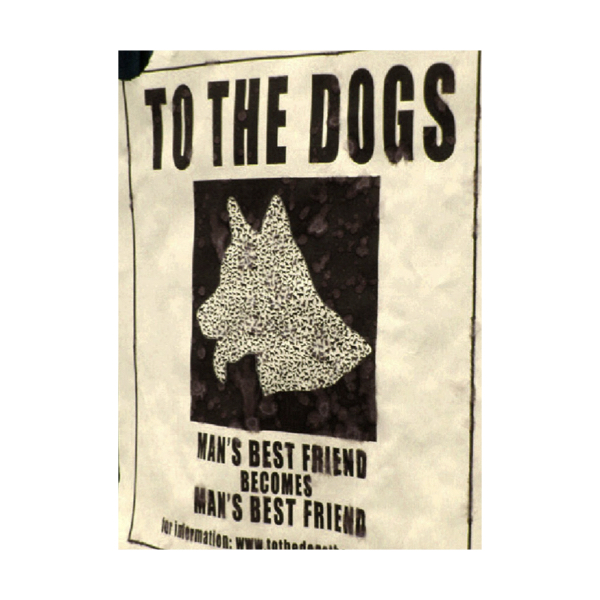 Stories About Town poster for To The Dogs.